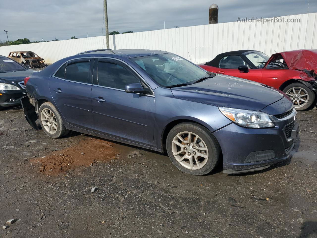 2015 Chevrolet Malibu 1lt Blue vin: 1G11C5SL3FF230730