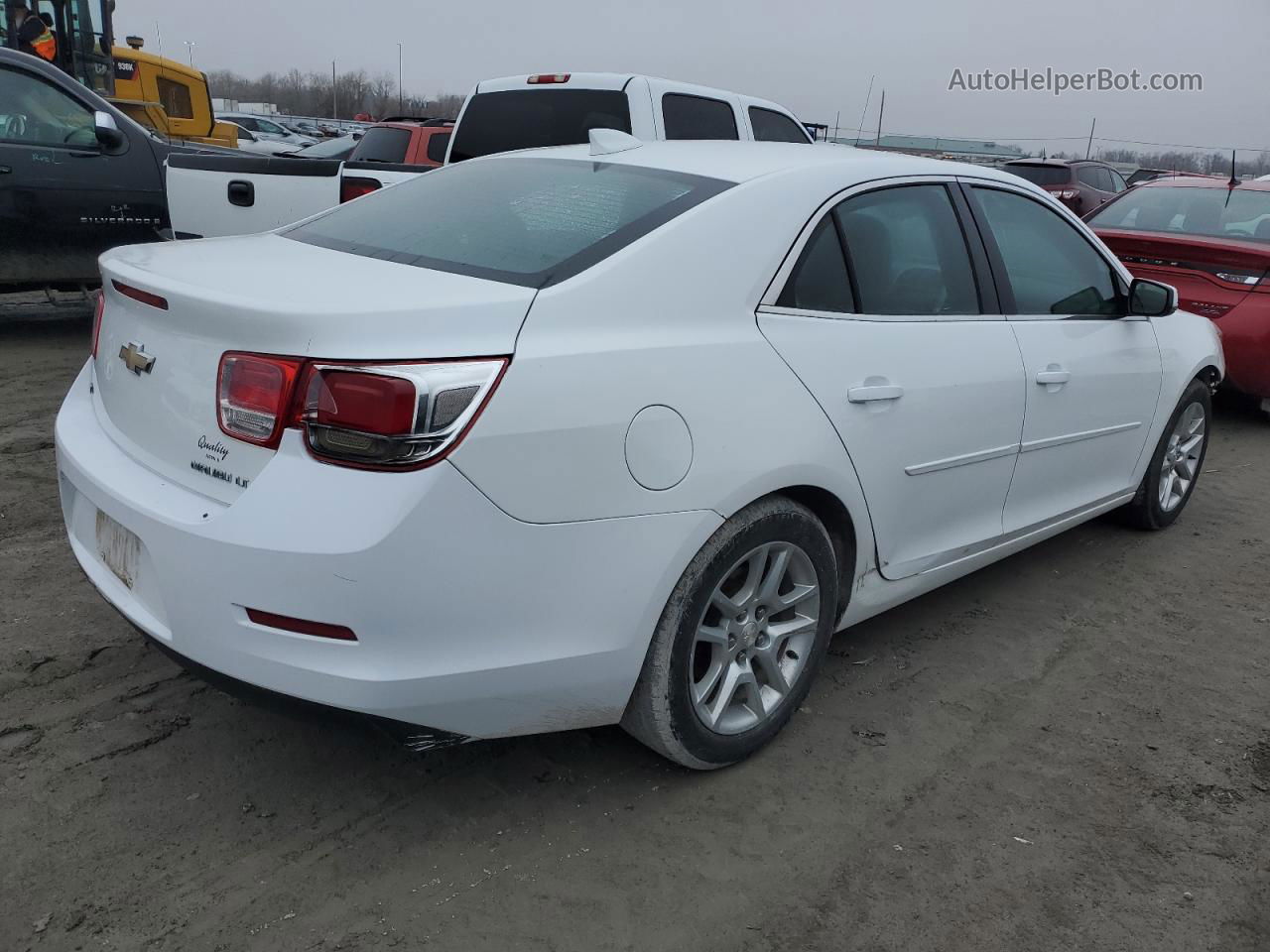 2015 Chevrolet Malibu 1lt Белый vin: 1G11C5SL3FF307435