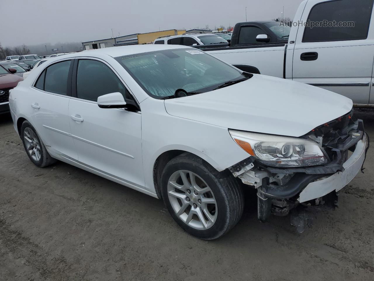 2015 Chevrolet Malibu 1lt White vin: 1G11C5SL3FF307435