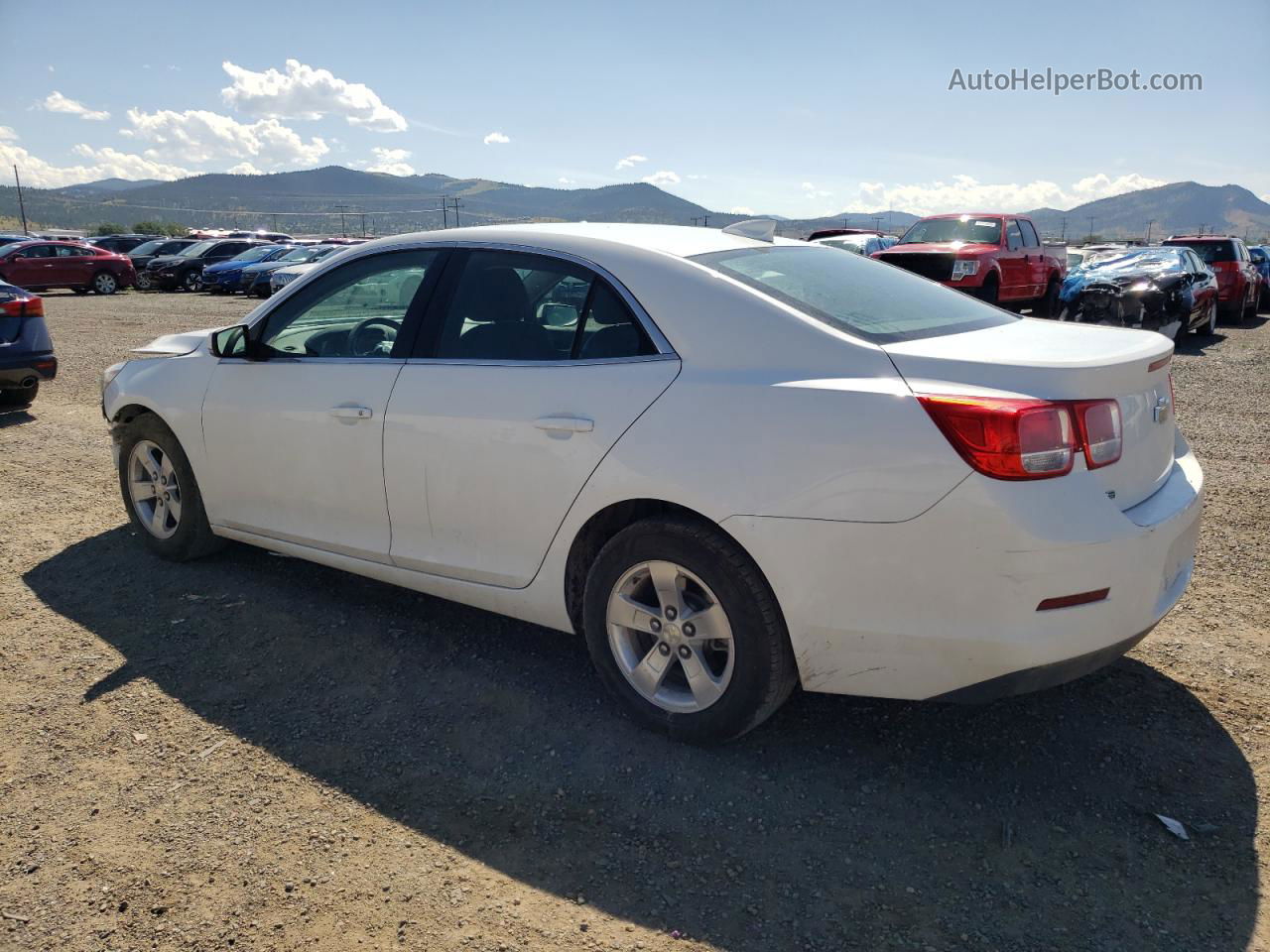 2015 Chevrolet Malibu 1lt Белый vin: 1G11C5SL5FF177996