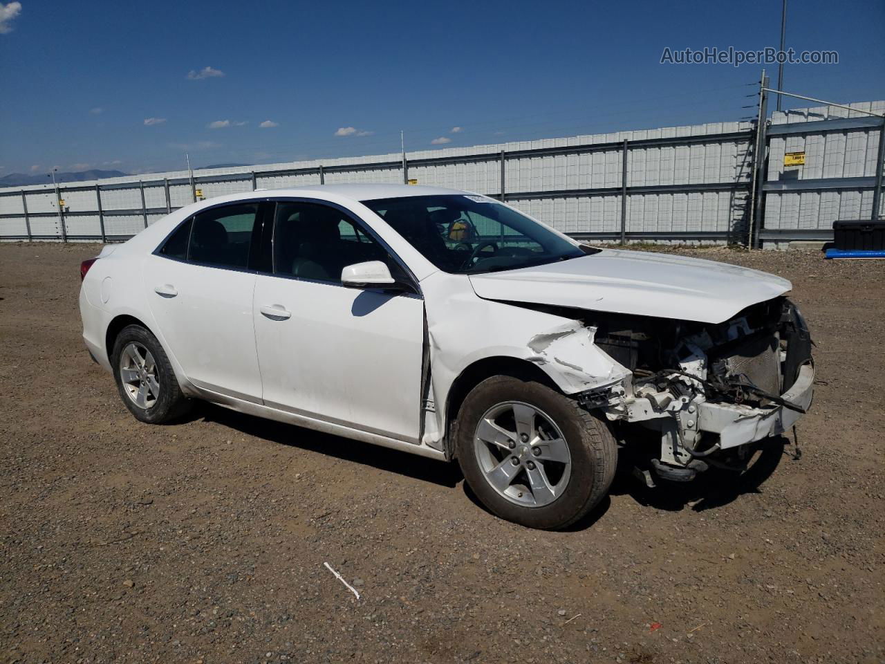 2015 Chevrolet Malibu 1lt White vin: 1G11C5SL5FF177996