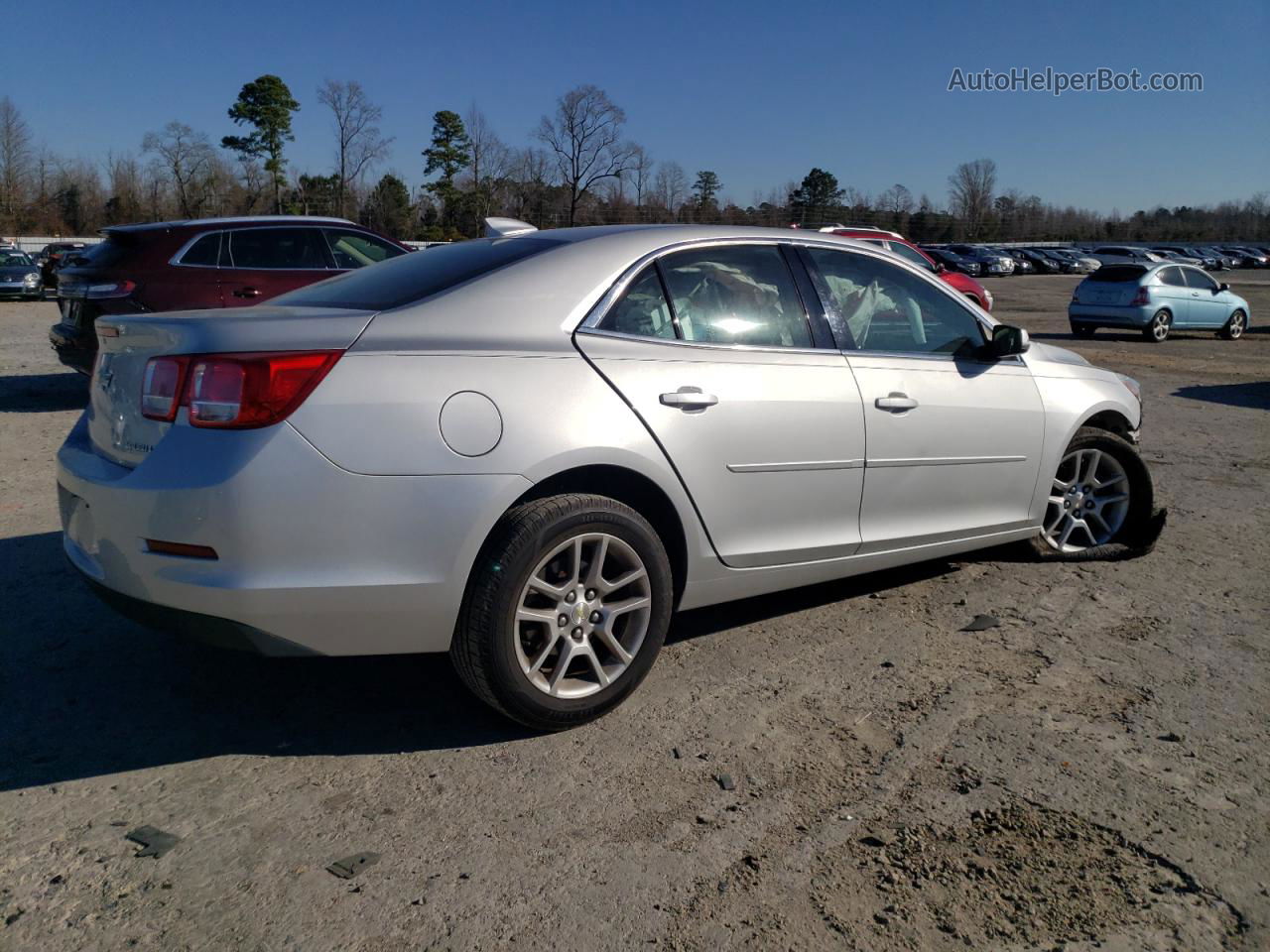 2015 Chevrolet Malibu 1lt Серебряный vin: 1G11C5SL5FF182809