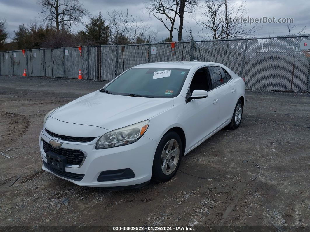 2015 Chevrolet Malibu 1lt White vin: 1G11C5SL5FF212438