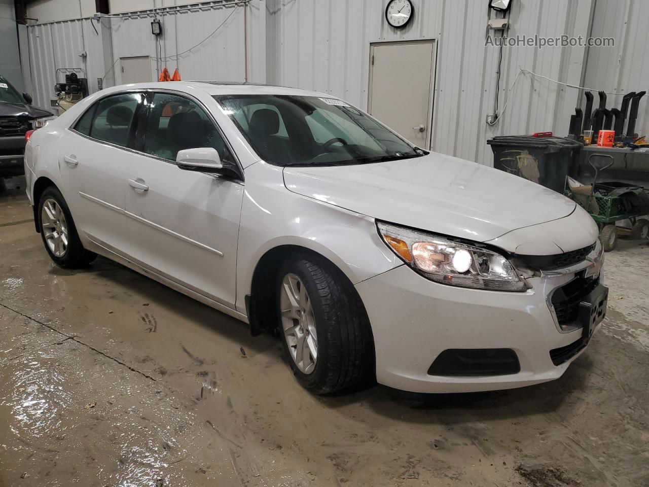 2015 Chevrolet Malibu 1lt White vin: 1G11C5SL5FF228400