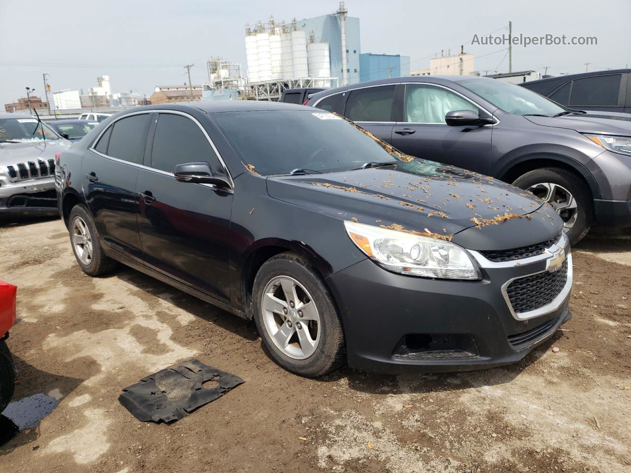 2015 Chevrolet Malibu 1lt Black vin: 1G11C5SL5FF234777