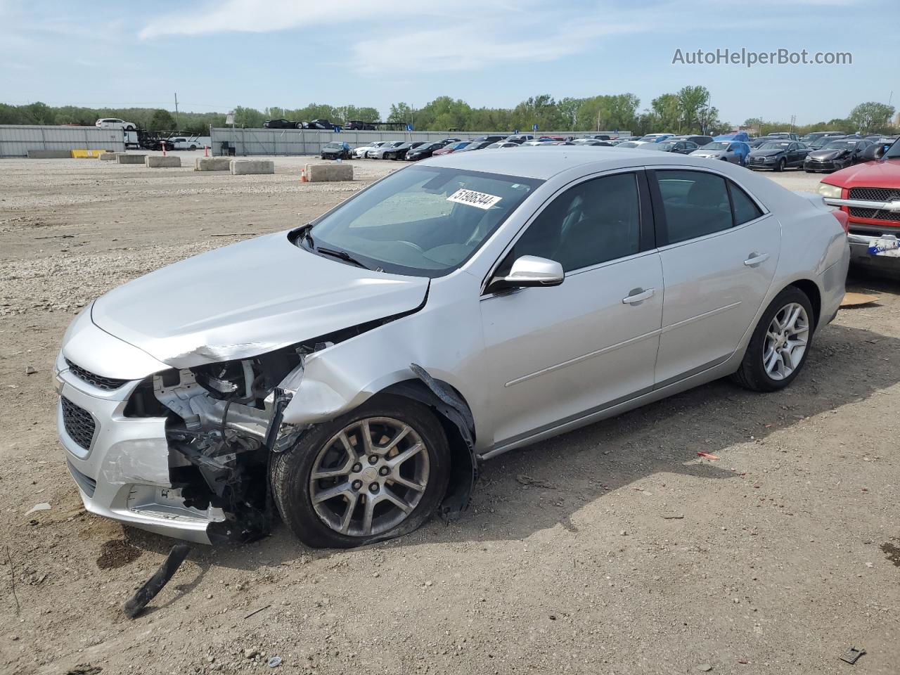 2015 Chevrolet Malibu 1lt Silver vin: 1G11C5SL5FF274745