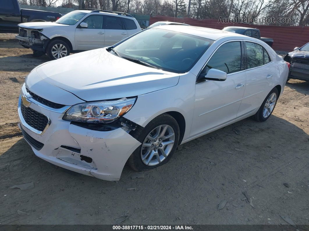 2015 Chevrolet Malibu 1lt White vin: 1G11C5SL6FF196217