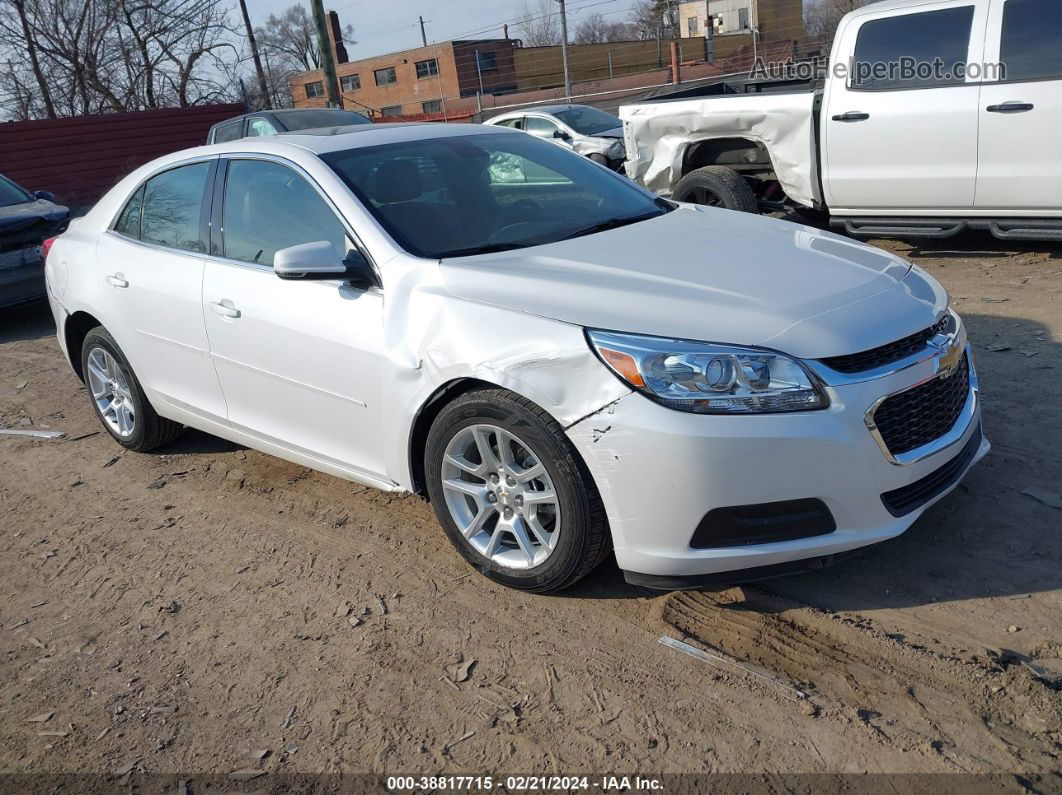 2015 Chevrolet Malibu 1lt White vin: 1G11C5SL6FF196217