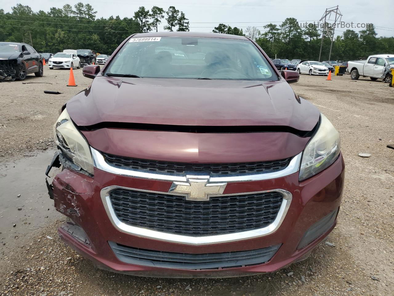 2015 Chevrolet Malibu 1lt Burgundy vin: 1G11C5SL6FF320356