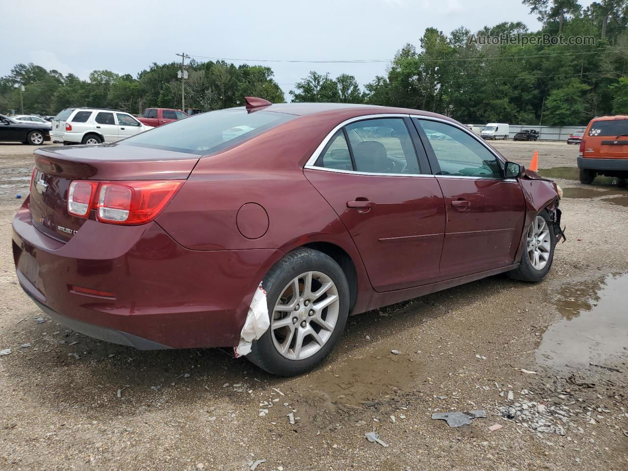 2015 Chevrolet Malibu 1lt Burgundy vin: 1G11C5SL6FF320356