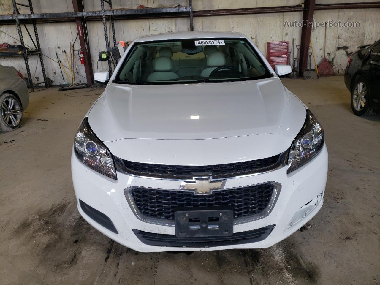 2015 Chevrolet Malibu 1lt Белый vin: 1G11C5SL6FF322141