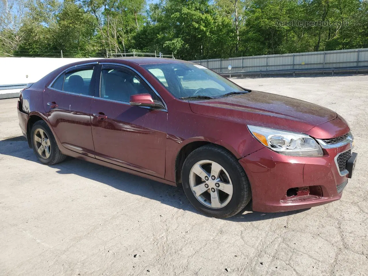 2015 Chevrolet Malibu 1lt Burgundy vin: 1G11C5SL6FF351882