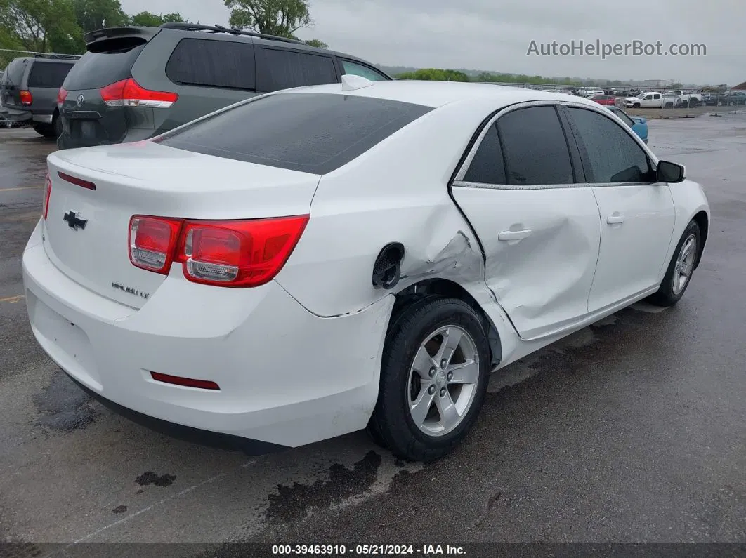 2015 Chevrolet Malibu 1lt White vin: 1G11C5SL7FF103902