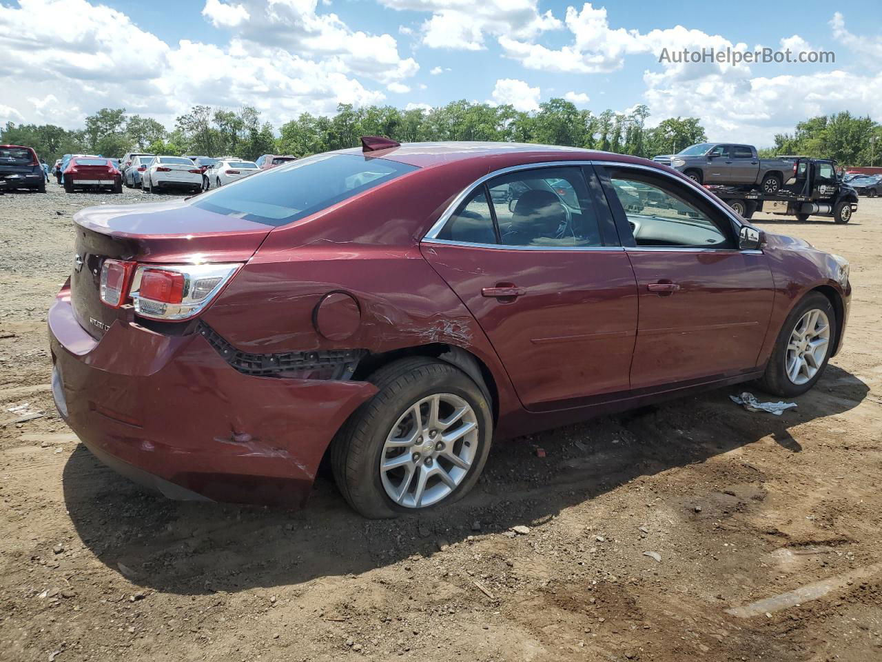 2015 Chevrolet Malibu 1lt Бордовый vin: 1G11C5SL7FF231234