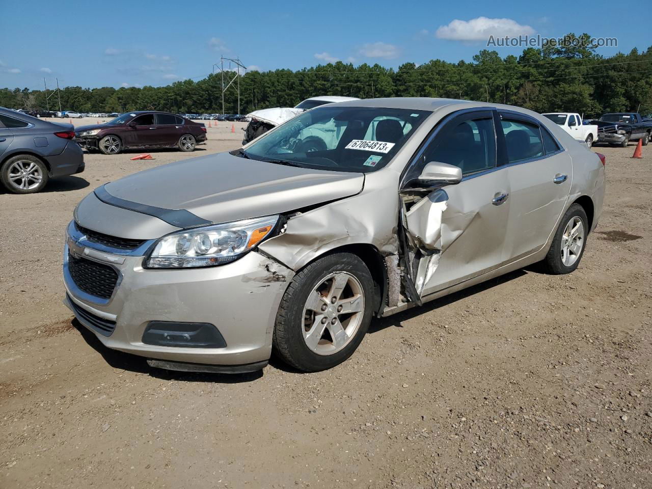 2015 Chevrolet Malibu 1lt Beige vin: 1G11C5SL7FF239303