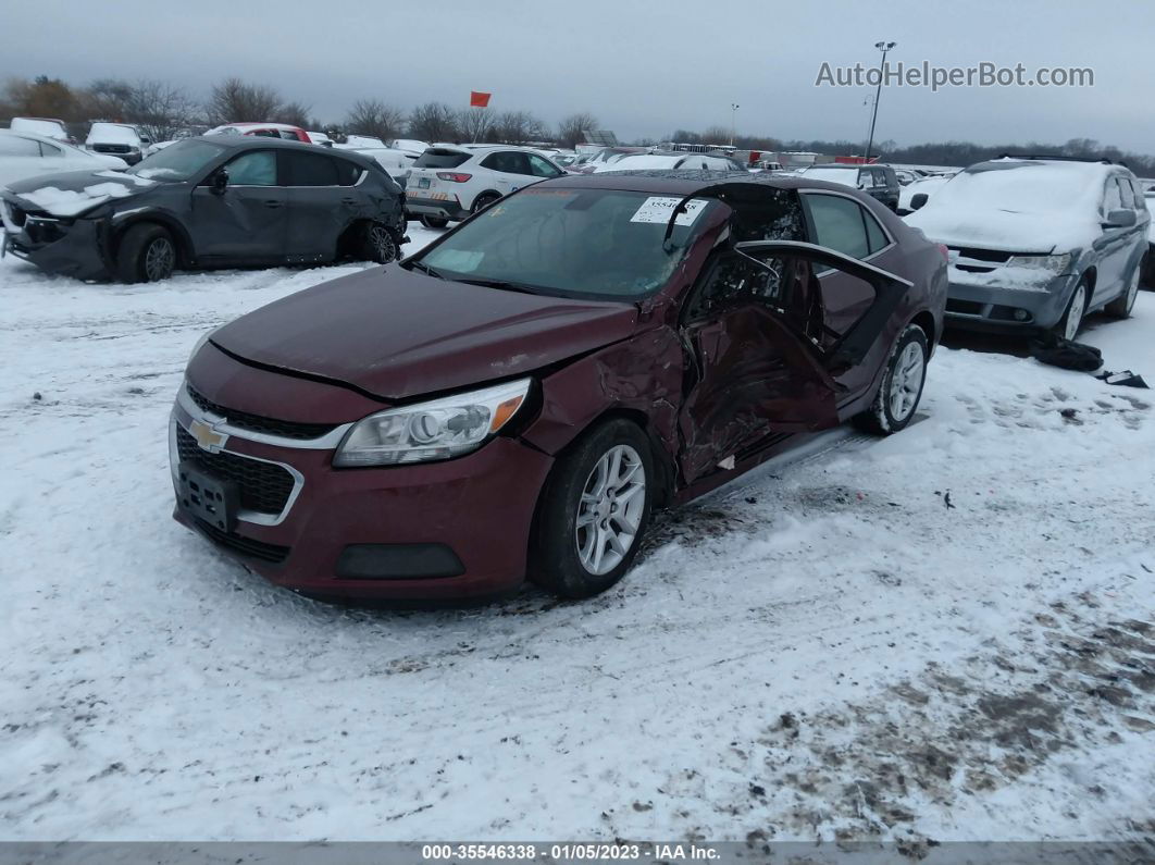 2015 Chevrolet Malibu Lt Темно-бордовый vin: 1G11C5SL8FF162540