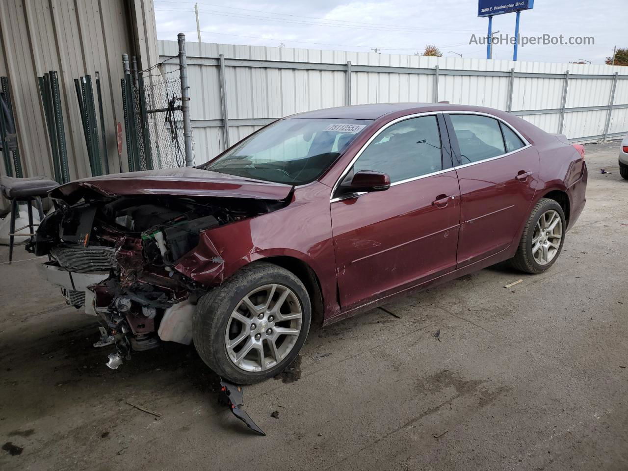 2015 Chevrolet Malibu 1lt Burgundy vin: 1G11C5SL8FF283262