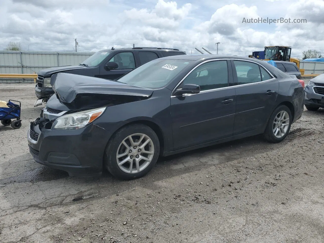 2015 Chevrolet Malibu 1lt Charcoal vin: 1G11C5SL9FF184403