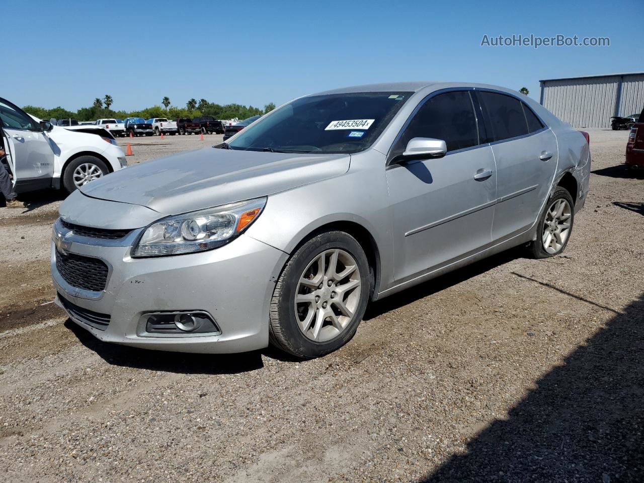 2015 Chevrolet Malibu 1lt Серебряный vin: 1G11C5SL9FF266731