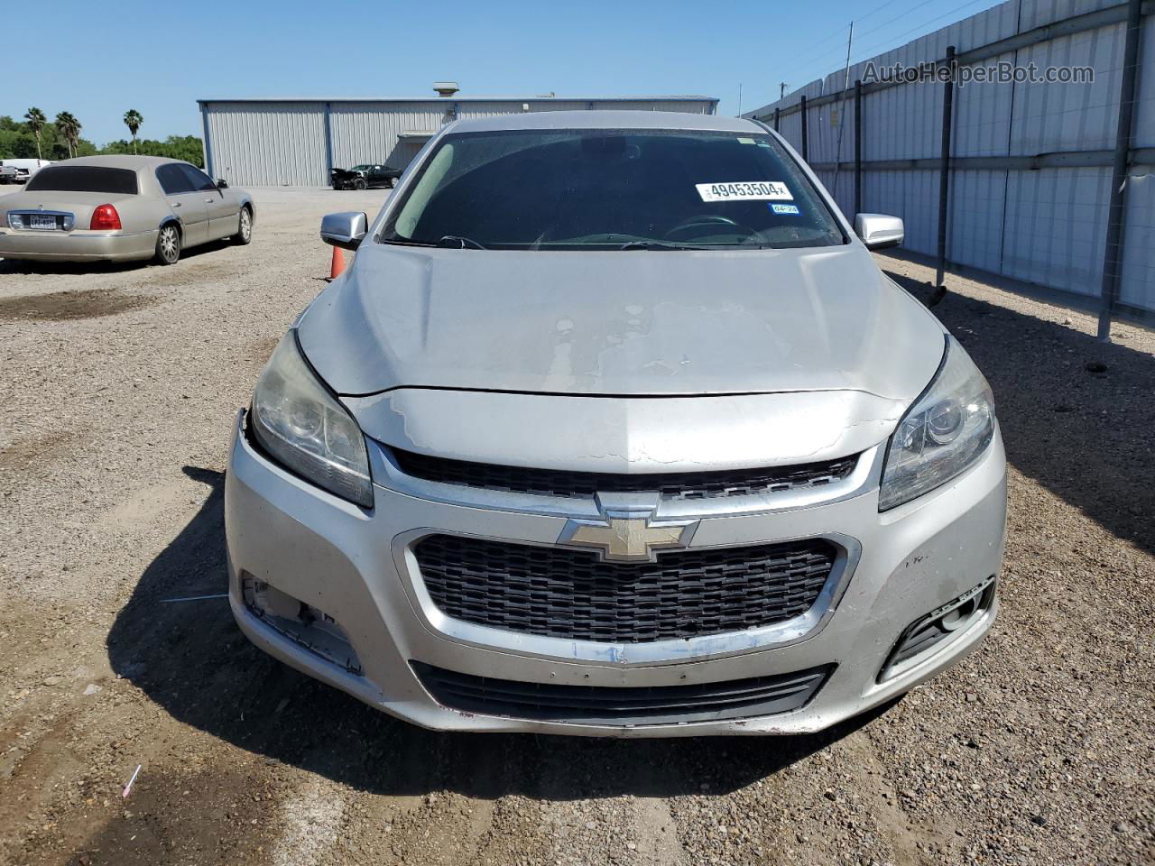 2015 Chevrolet Malibu 1lt Серебряный vin: 1G11C5SL9FF266731