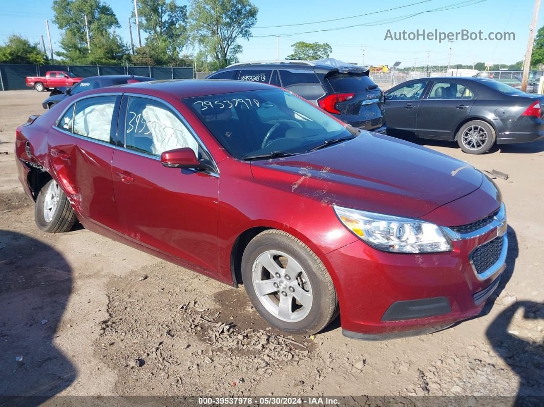 2015 Chevrolet Malibu 1lt Красный vin: 1G11C5SL9FF313854