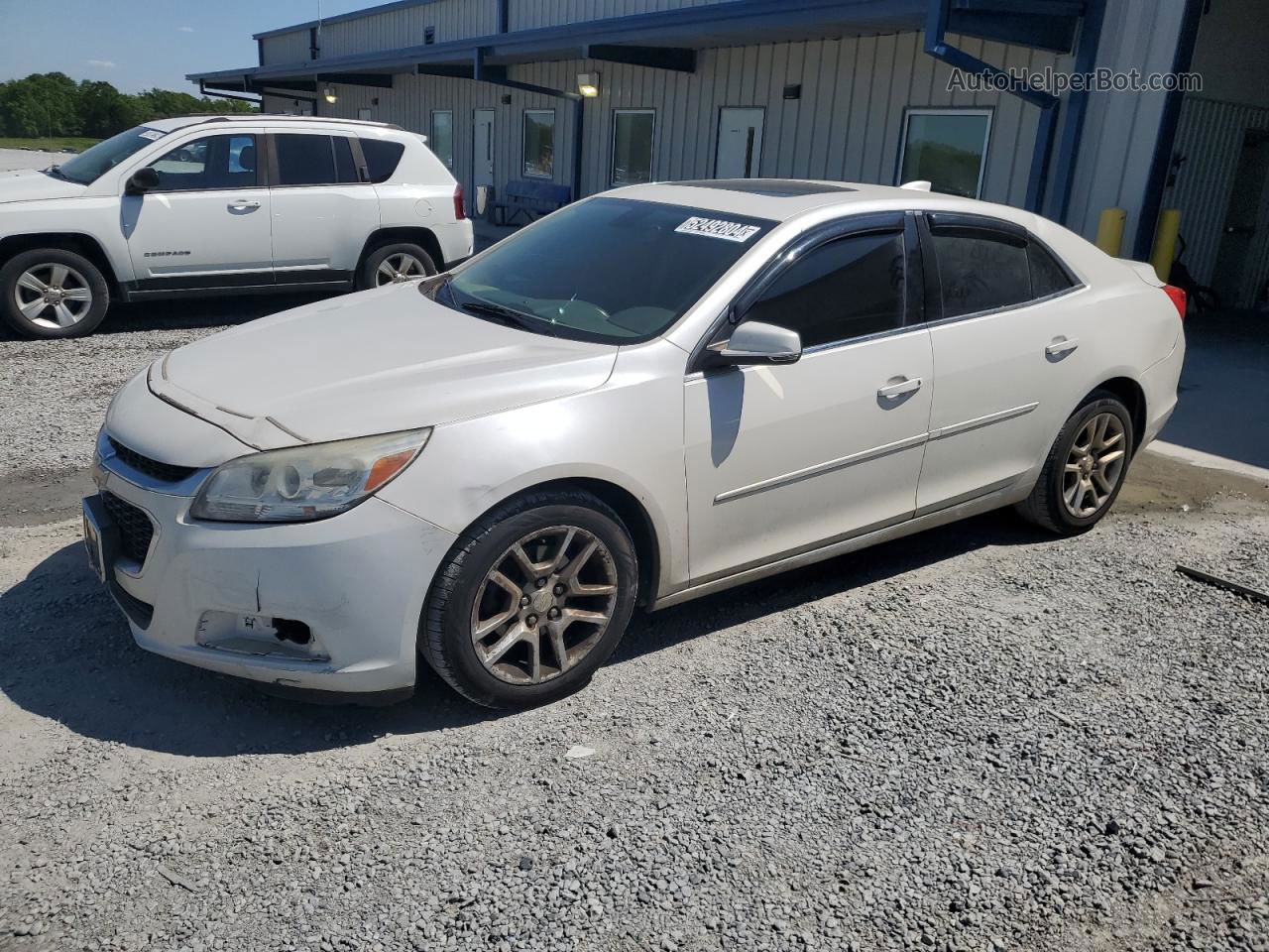 2015 Chevrolet Malibu 1lt Белый vin: 1G11C5SL9FU133074