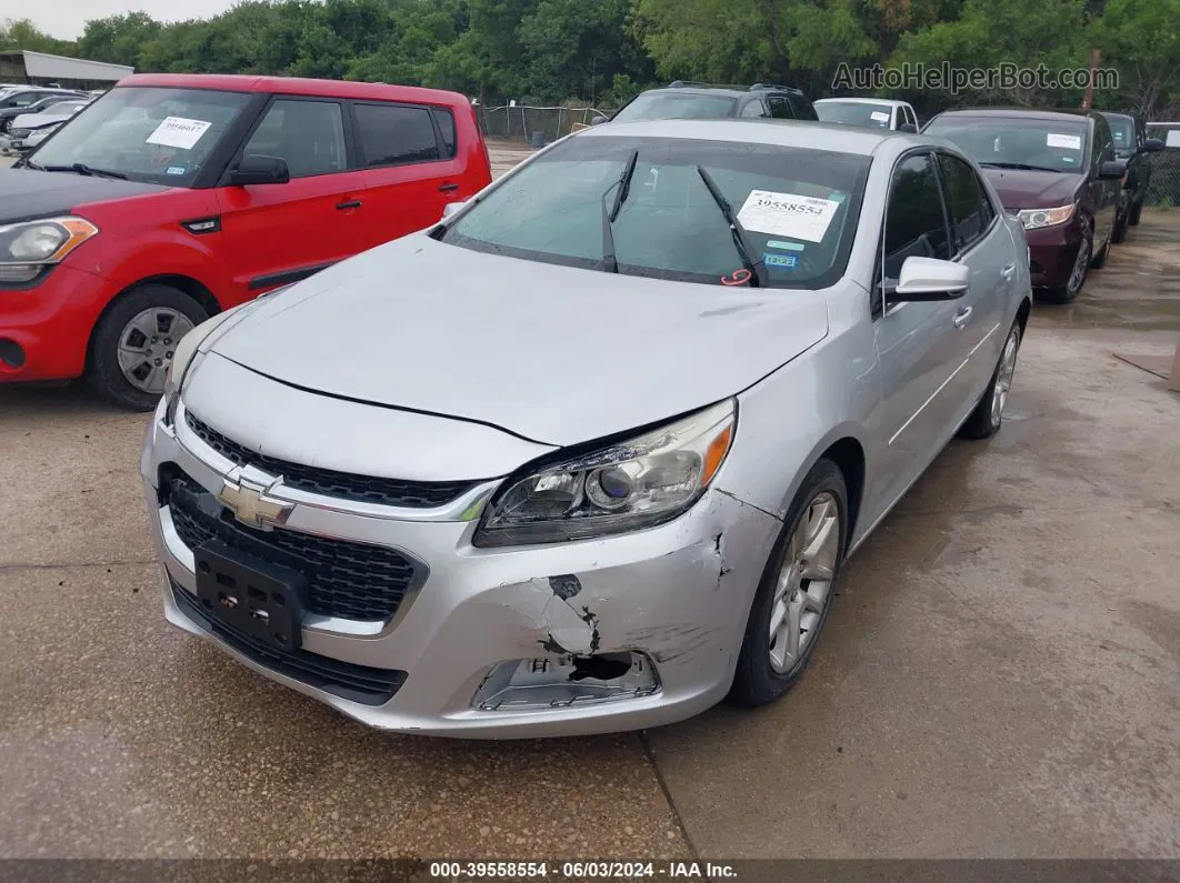 2015 Chevrolet Malibu 1lt Silver vin: 1G11C5SL9FU136895