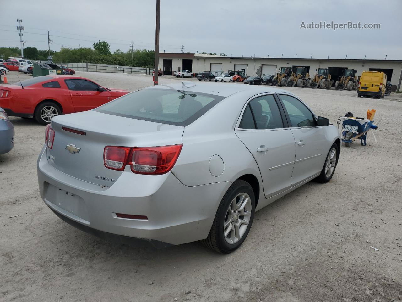 2015 Chevrolet Malibu 1lt Silver vin: 1G11C5SL9FU152157