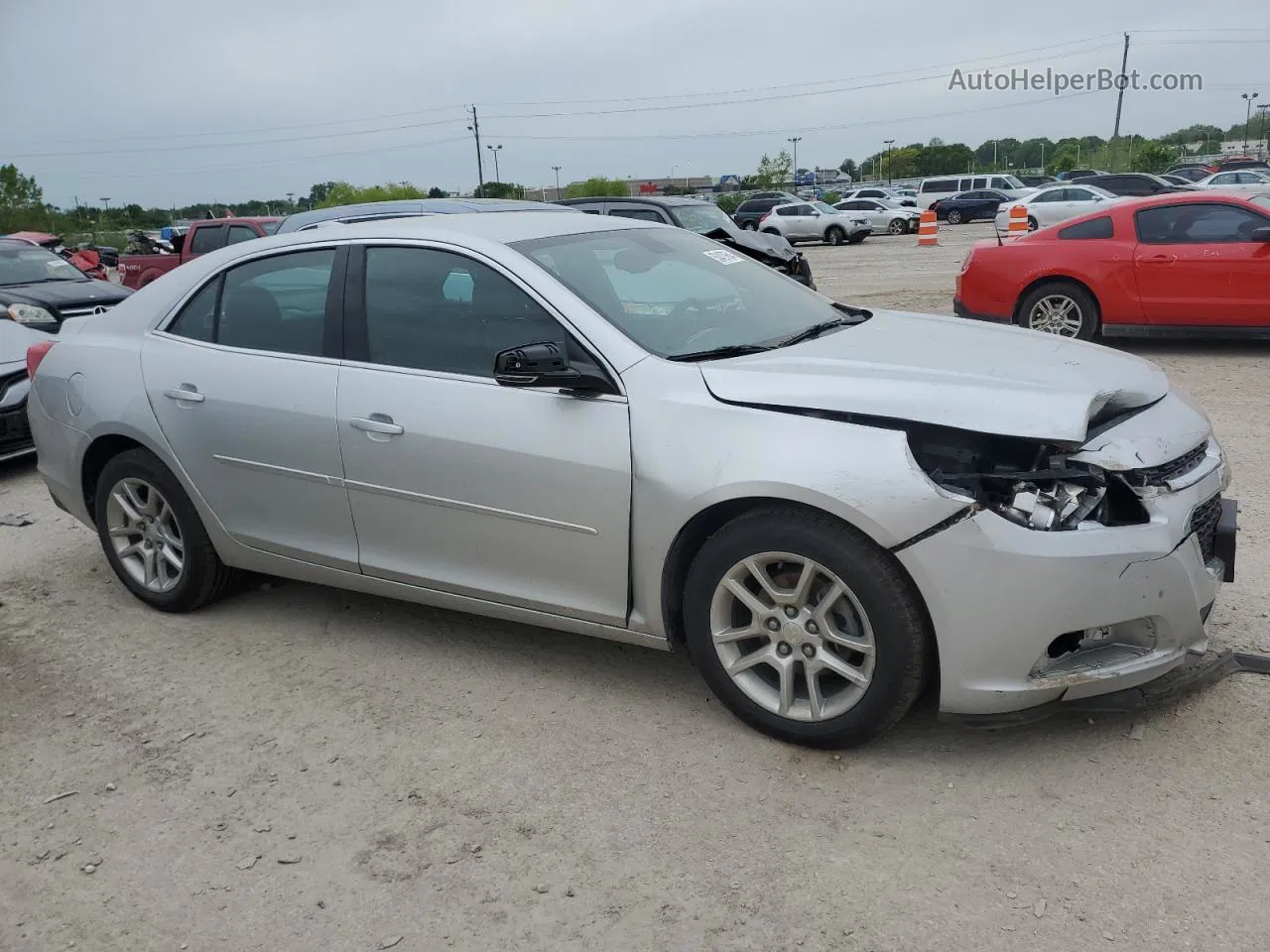 2015 Chevrolet Malibu 1lt Silver vin: 1G11C5SL9FU152157