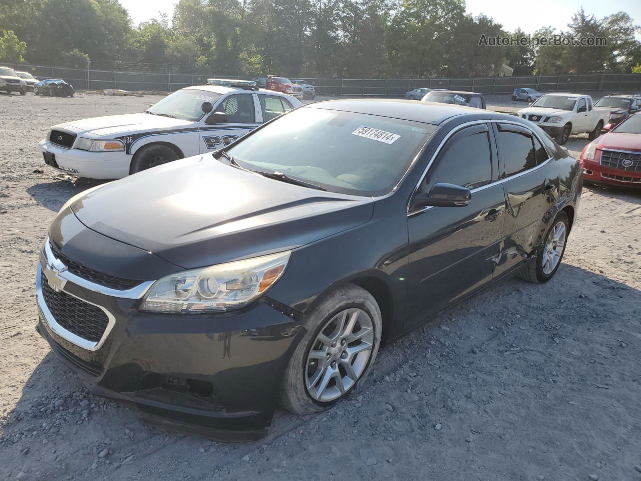 2015 Chevrolet Malibu 1lt Black vin: 1G11C5SLXFF103277