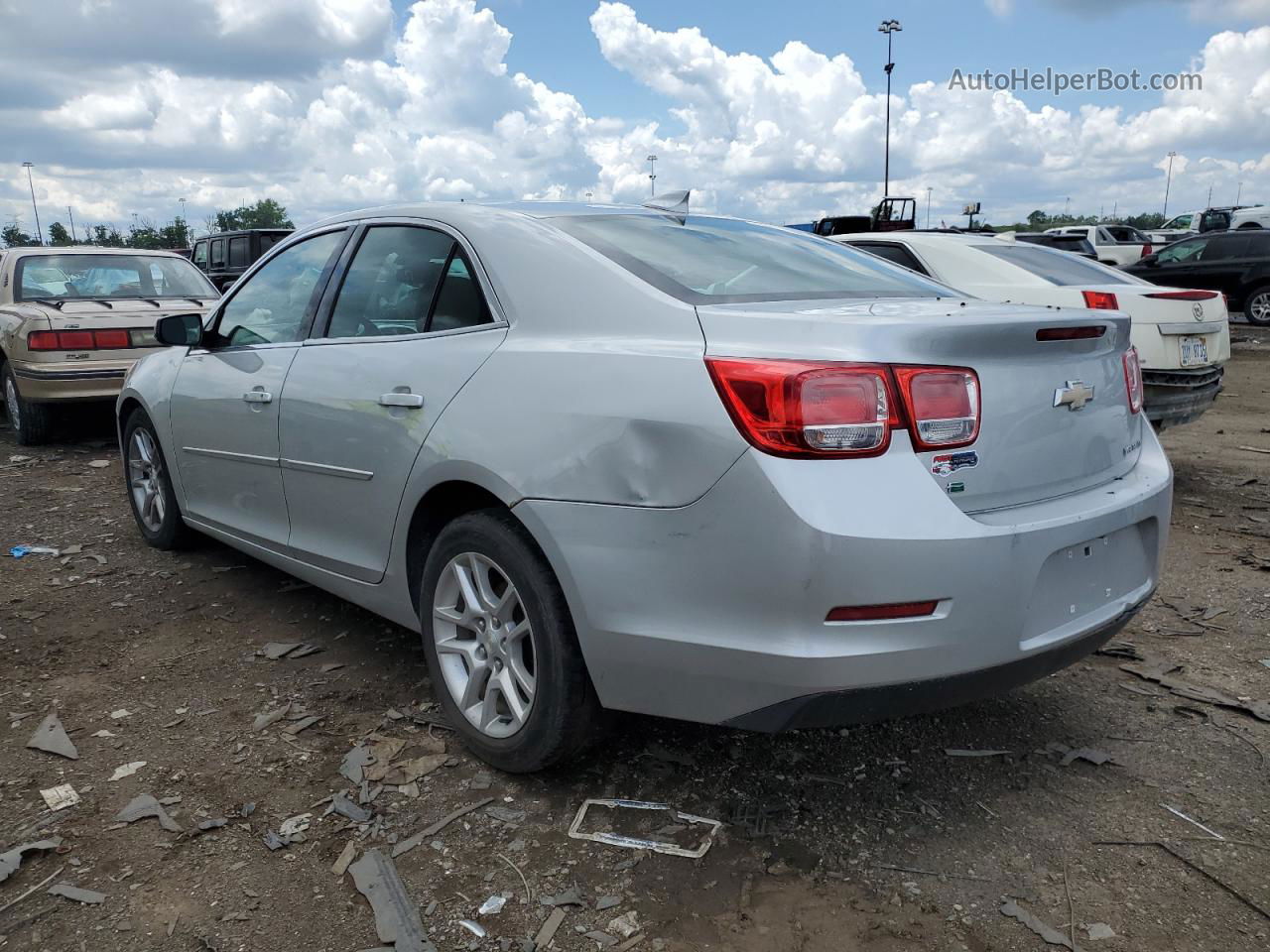 2015 Chevrolet Malibu 1lt Серебряный vin: 1G11C5SLXFF103358