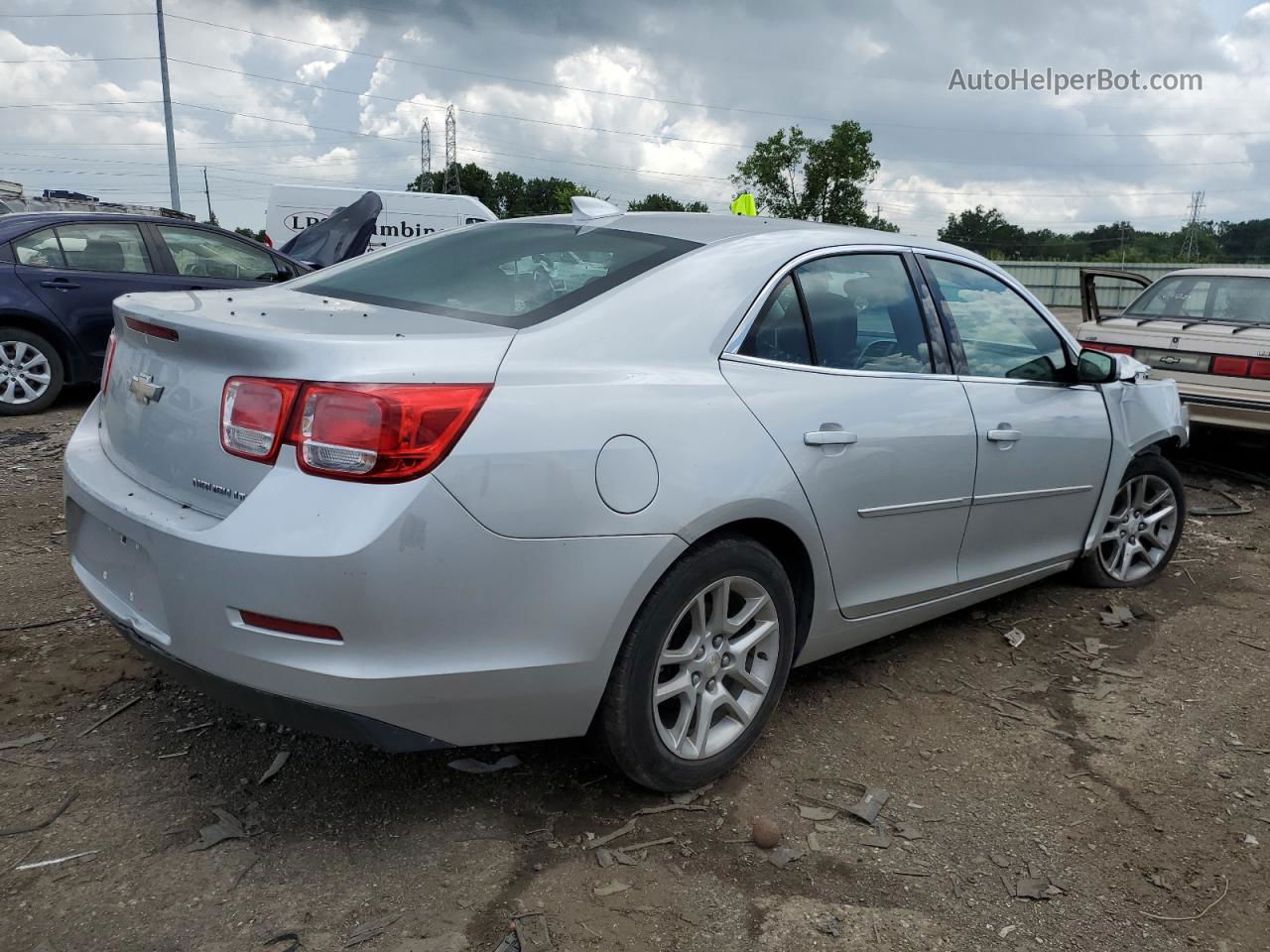 2015 Chevrolet Malibu 1lt Silver vin: 1G11C5SLXFF103358