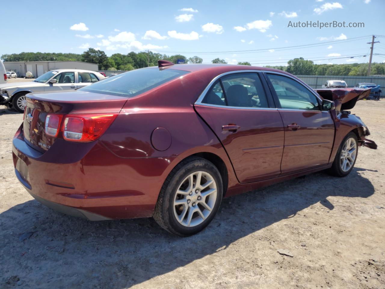 2015 Chevrolet Malibu 1lt Темно-бордовый vin: 1G11C5SLXFF157517