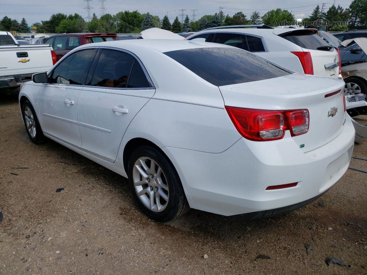 2015 Chevrolet Malibu 1lt White vin: 1G11C5SLXFF163477