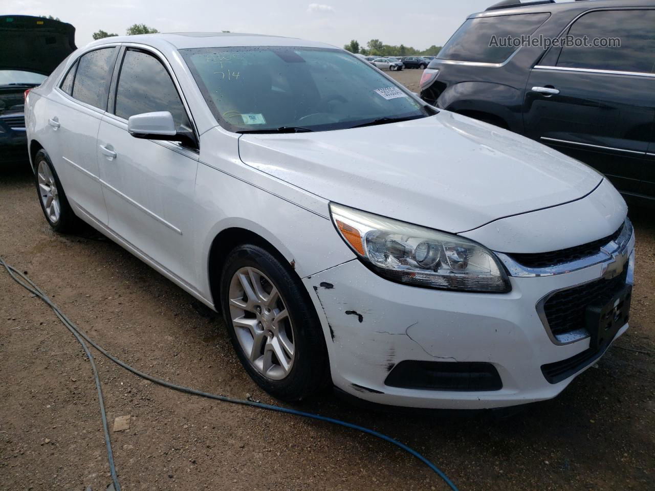 2015 Chevrolet Malibu 1lt White vin: 1G11C5SLXFF163477