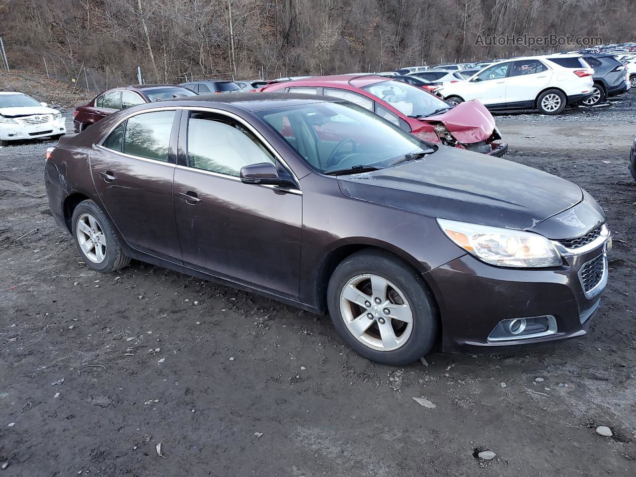 2015 Chevrolet Malibu 1lt Gray vin: 1G11C5SLXFF178951