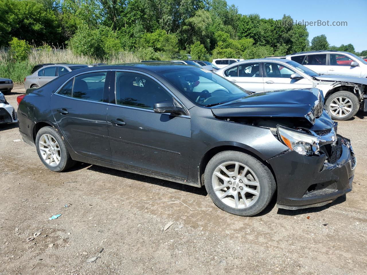 2015 Chevrolet Malibu 1lt Gray vin: 1G11C5SLXFF285580