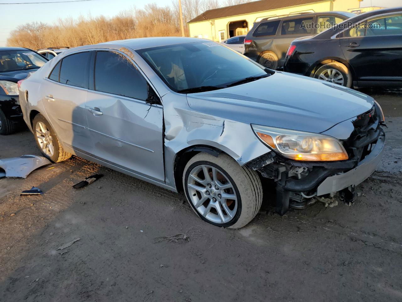 2015 Chevrolet Malibu 1lt Серебряный vin: 1G11C5SLXFF326015