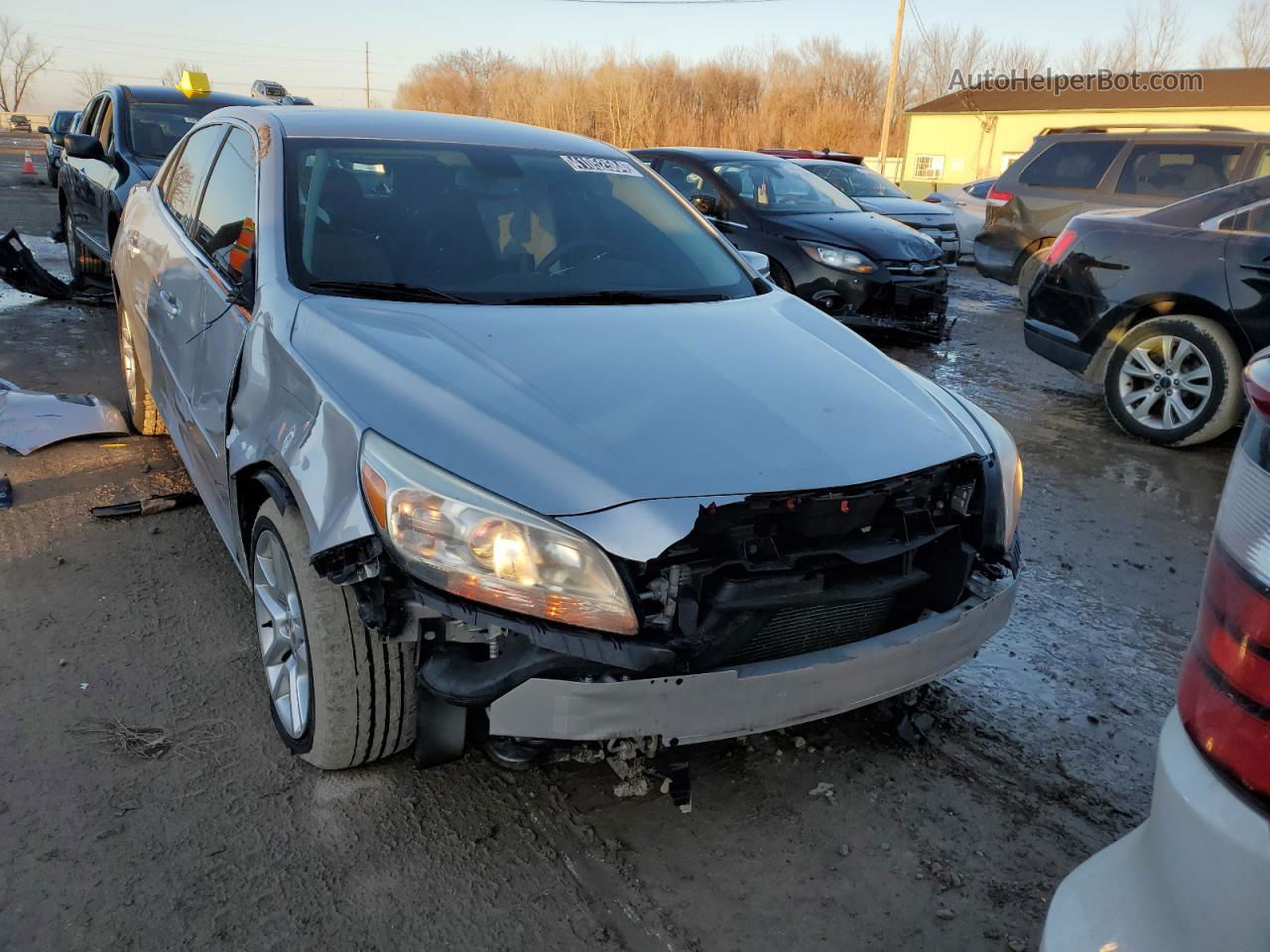 2015 Chevrolet Malibu 1lt Silver vin: 1G11C5SLXFF326015