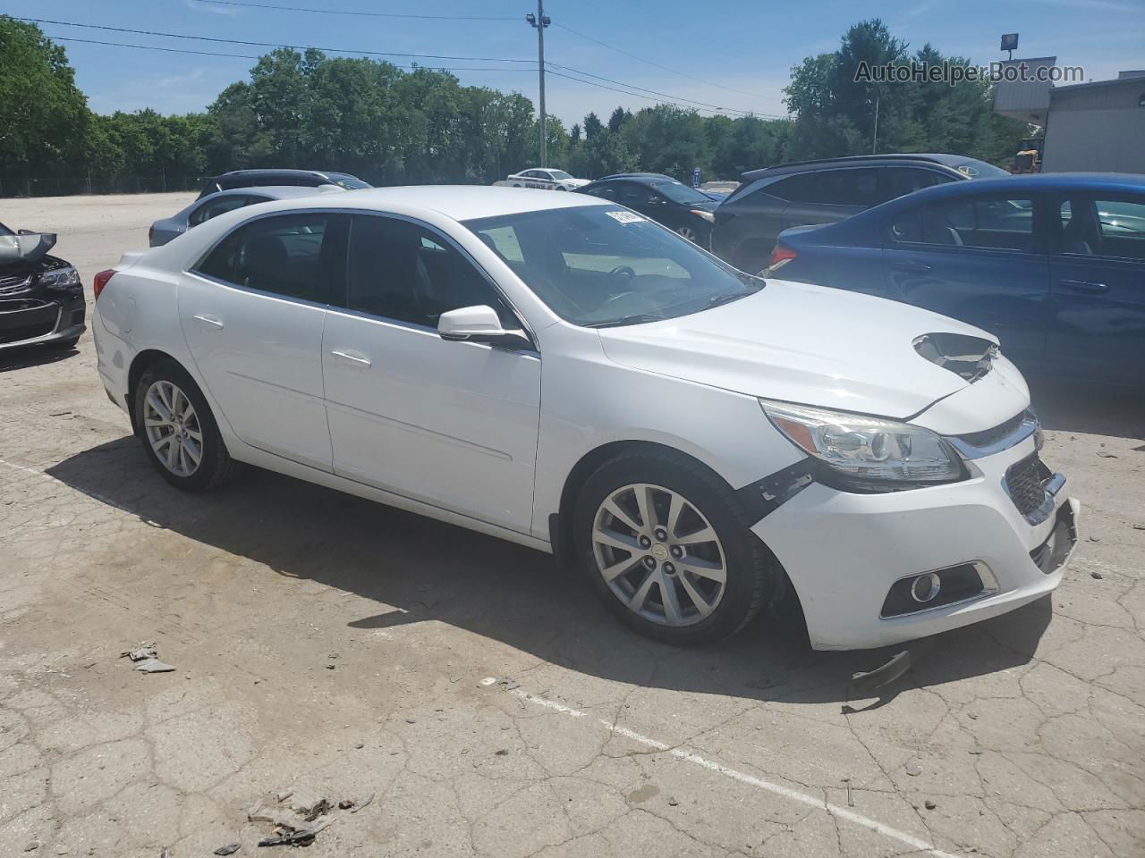 2015 Chevrolet Malibu 2lt White vin: 1G11D5SL0FF100790