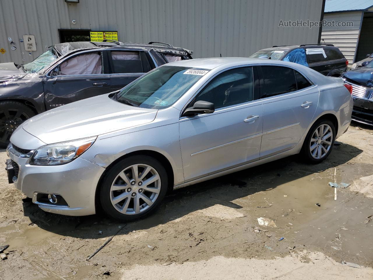 2015 Chevrolet Malibu 2lt Silver vin: 1G11D5SL0FF304439