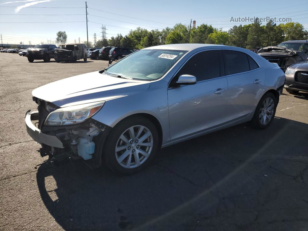 2015 Chevrolet Malibu 2lt Silver vin: 1G11D5SL1FF225118