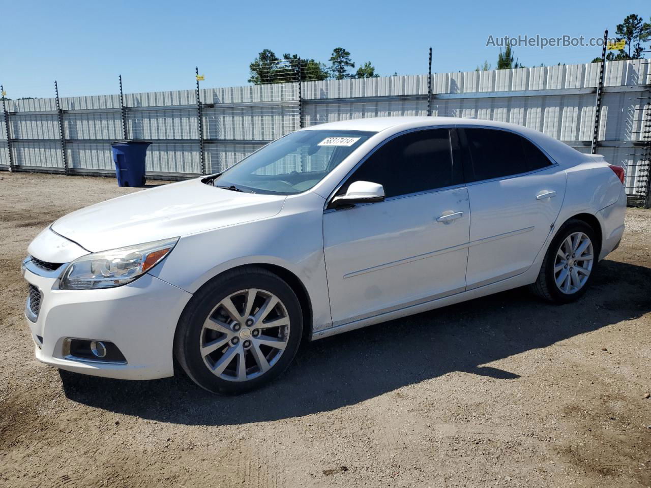 2015 Chevrolet Malibu 2lt White vin: 1G11D5SL2FF282816