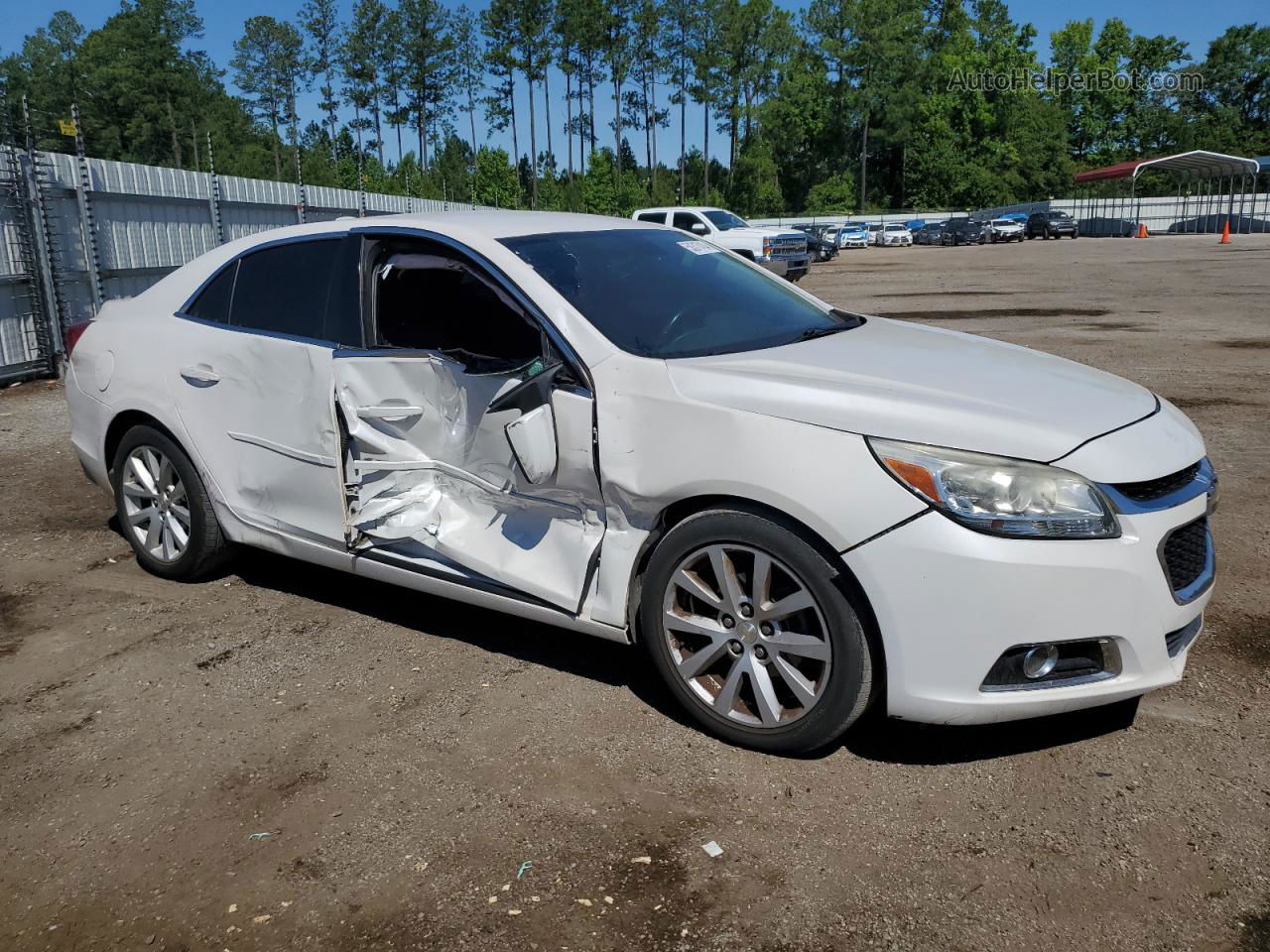 2015 Chevrolet Malibu 2lt White vin: 1G11D5SL2FF282816