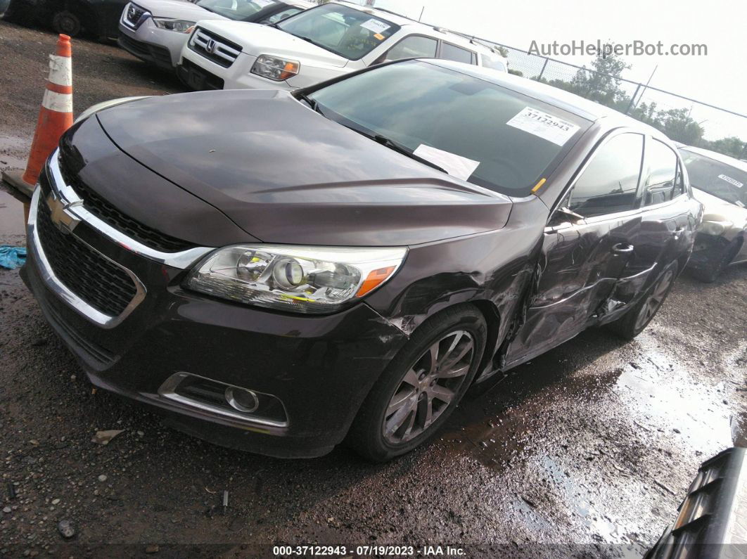 2015 Chevrolet Malibu Lt Brown vin: 1G11D5SL3FF235035