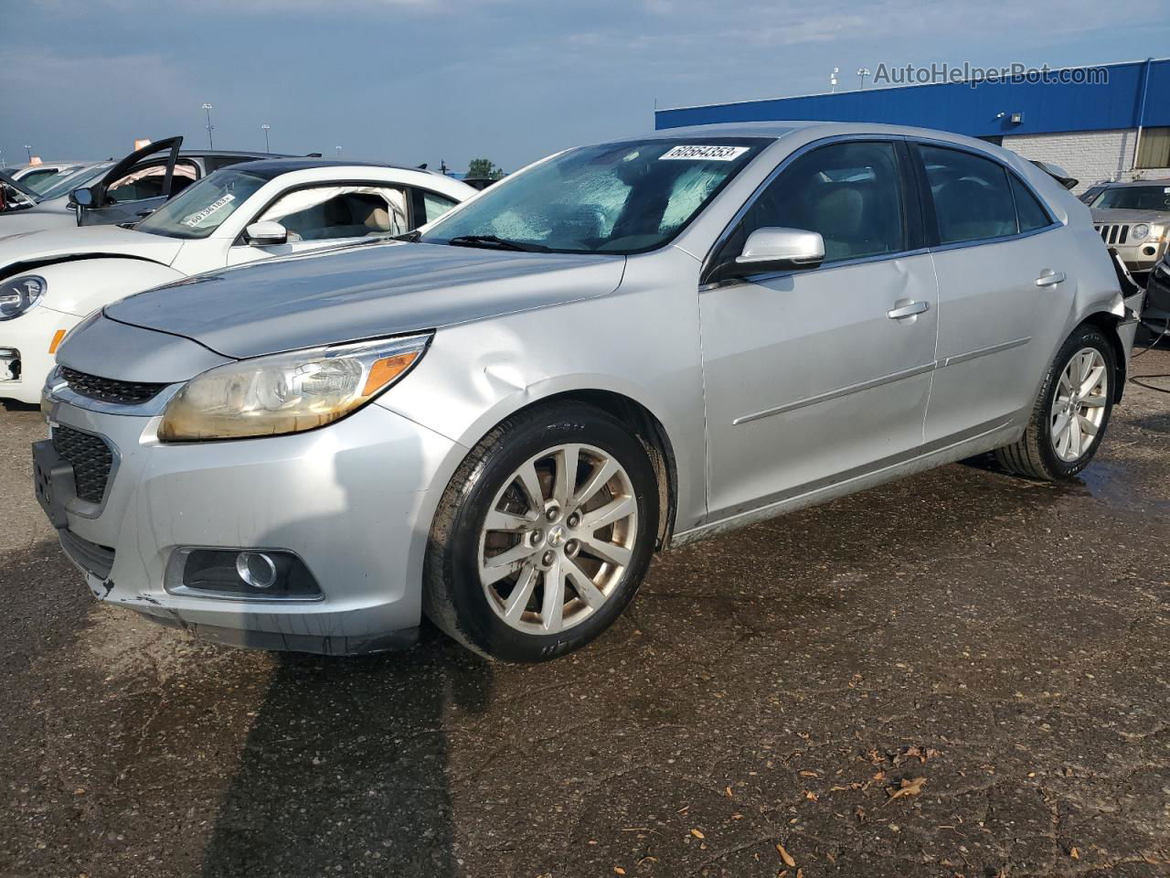 2015 Chevrolet Malibu 2lt Silver vin: 1G11D5SL3FF292514