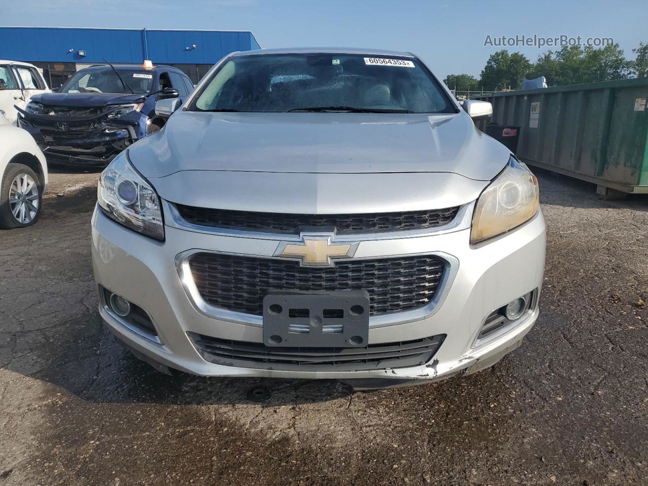 2015 Chevrolet Malibu 2lt Silver vin: 1G11D5SL3FF292514