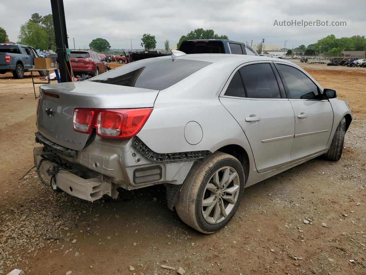 2015 Chevrolet Malibu 2lt Серебряный vin: 1G11D5SL4FF329215