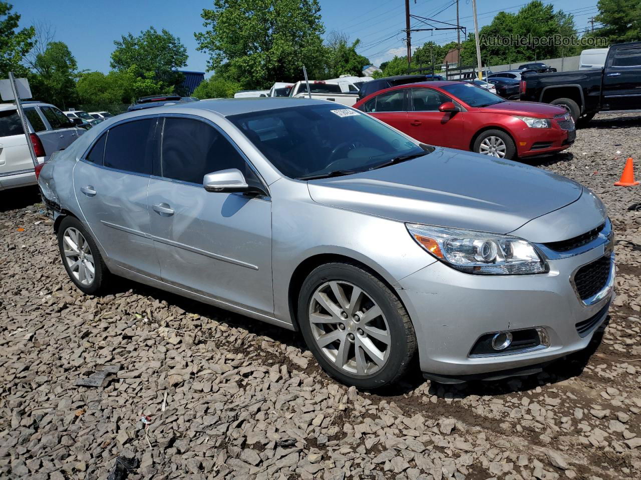 2015 Chevrolet Malibu 2lt Серебряный vin: 1G11D5SL4FU147171