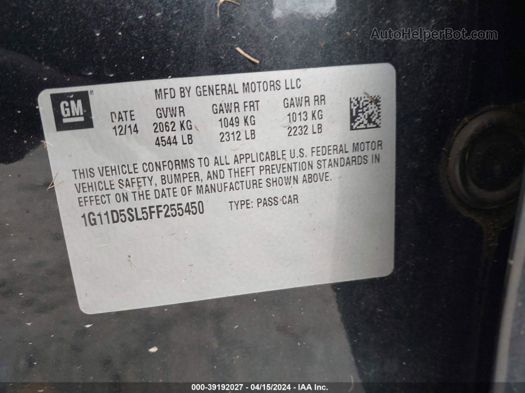 2015 Chevrolet Malibu 2lt vin: 1G11D5SL5FF255450